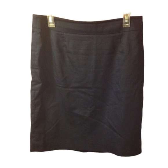 Madison Blue Sheen Pencil Skirt - Picture 1 of 6